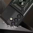 Samsung Galaxy Z Flip 7 Tok - Hybrid Armor Camshield - Fekete
