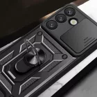 Samsung Galaxy M06 5G / F06 5G Tok - Hybrid Armor Camshield - Fekete