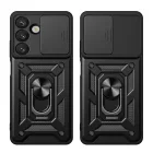 Samsung Galaxy M06 5G / F06 5G Tok - Hybrid Armor Camshield - Fekete