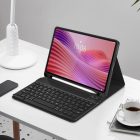 Lenovo Tab 10.1 TB-311 Tok - Tech-Protect SC Ceruzatartóval és Angol Billentyűzettel - Fekete