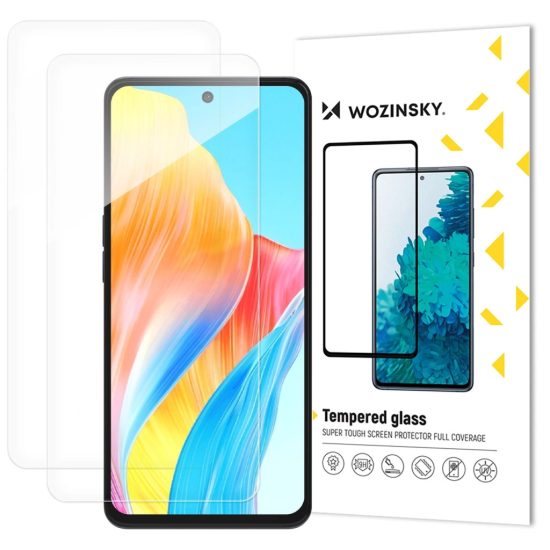 Xiaomi Redmi Note 14S Kijelzővédő Üvegfólia - Wozinsky Tempered Glass x 2 db
