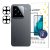 Xiaomi 14 Kameravédő Üvegfólia - Wozinsky Full Camera Glass - Fekete x 2 db