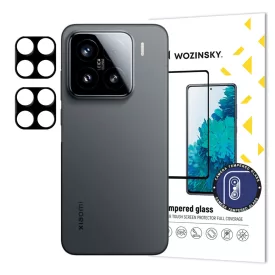   Xiaomi Redmi Note 14 Pro+ 5G Kameravédő - Wozinsky Full Camera Glass - Fekete x 2 db