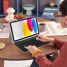 iPad 10.9" (2022) / 11" (2025) Tok - Tech-Protect SC Ceruzatartóval és Angol Billentyűzettel - Szürke