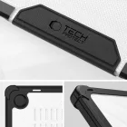 MacBook Air 13" M2 / M3 / M4 (2023-2025) Tok - Tech-Protect SmartShell Pro - Átlátszó-Fekete