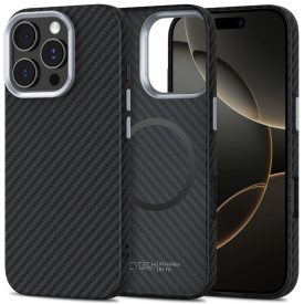 iPhone 16 Pro Max Tok - Tech-Protect Ion Carbon MagSafe iPhone 16 Pro Max Tok - Tech-Protect Ion Carbon MagSafe