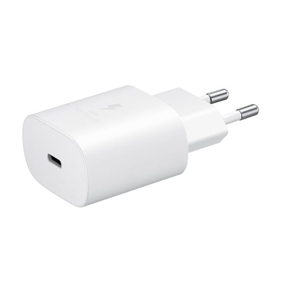 Samsung Hálózati Töltő 25W - USB-C - Fóliatasakban - Fehér