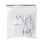 Samsung Hálózati Töltő 25W - USB-C + C-C Kábel - Fóliatasakban - Fehér