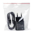 Samsung Hálózati Töltő 25W - USB-C + C-C Kábel - Fóliatasakban - Fekete