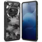 Nothing Phone 3A Tok - Ringke Fusion X - Fekete Camo