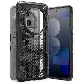 Nothing Phone 3A Pro Tok - Ringke Fusion X - Fekete Camo