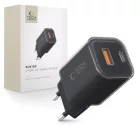 Tech-Protect NCM33 Hálózati Töltő 33W - A + C - Fekete