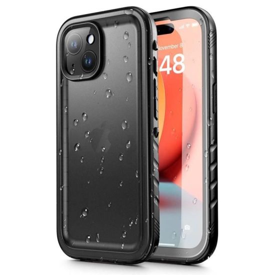iPhone 15 Tok - Tech-Protect ShellBox IP68 - Fekete