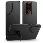 Samsung Galaxy S25 Ultra Tok - Tech-Protect Kevlar Aura MagSafe - Fekete-Narancs