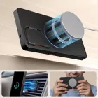 Samsung Galaxy S25 Ultra Tok - Tech-Protect Kevlar Aura MagSafe - Fekete-Narancs