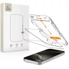 iPhone 16 Pro Max Kijelzővédő Üvegfólia - Tech-Protect Quick Set+ x 2 db