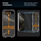 iPhone 13 / 13 Pro / 14 / 16e / 17e Kijelzővédő Üvegfólia - Tech-Protect Quick Set+ x 2 db