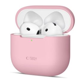Apple AirPods 4 Tok - Tech-Protect Silicone - Pink Apple AirPods 4 Tok - Tech-Protect Silicone - Pink