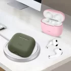 Apple AirPods 4 Tok - Tech-Protect Silicone - Olíva