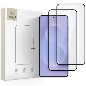   Samsung Galaxy S25 Edge Kijelzővédő Üvegfólia - Tech-Protect Glass Fit+ - Fekete x 2 db