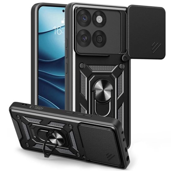 Motorola Edge 60 Fusion Tok - Tech-Protect CamShield Pro - Fekete