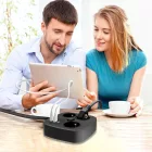 Tech-Protect PCS3X4 Hosszabbító Elosztó - 3x AC + 2x USB-A + 2x USB-C 2m - Fekete