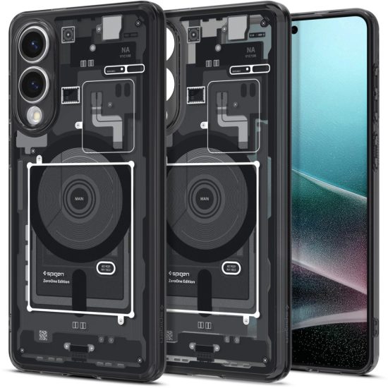 Samsung Galaxy S25 Edge Tok - Spigen Ultra Hybrid MagFit - Zero One Fekete