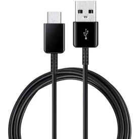   Samsung USB-A - USB-C Kábel - 1.5m 3A - Fóliatasakban - Fekete