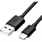 Samsung USB-A - USB-C Kábel - 1.5m 3A - Fóliatasakban - Fekete