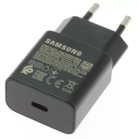   Samsung Hálózati Töltő 15W - USB-C - Fóliatasakban - Fekete