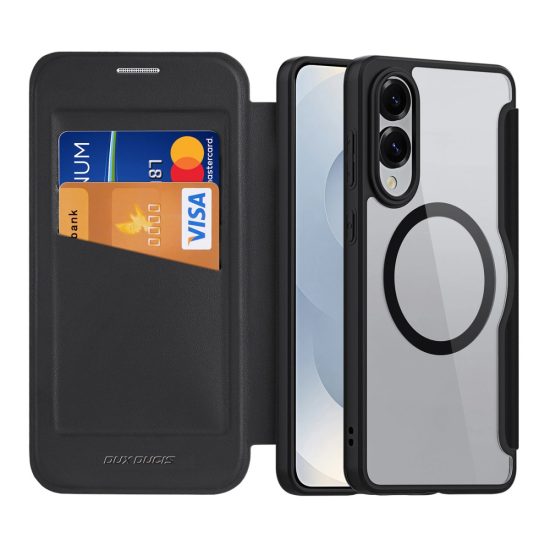 Samsung Galaxy S25 Edge Tok - Dux Ducis Skin X Pro + MagSafe - Fekete