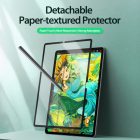 Samsung Galaxy Tab S10 FE Plus Kijelzővédő Fólia - Dux Ducis Naad Paperlike - Fekete Keret