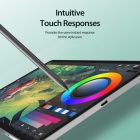 Samsung Galaxy Tab S10 FE Plus Kijelzővédő Fólia - Dux Ducis Naad Paperlike - Fekete Keret