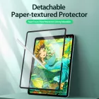 iPad Air 13" (2024/2025) Kijelzővédő Fólia - Dux Ducis Naad Paperlike - Fekete Keret