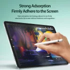 iPad Air 13" (2024/2025) Kijelzővédő Fólia - Dux Ducis Naad Paperlike - Fekete Keret