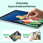 iPad Air 13" (2024/2025) Kijelzővédő Fólia - Dux Ducis Naad Paperlike - Fekete Keret