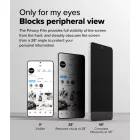 Samsung Galaxy S25 Edge Kijelzővédő Üvegfólia - Ringke Easy Slide Privacy x 2 db