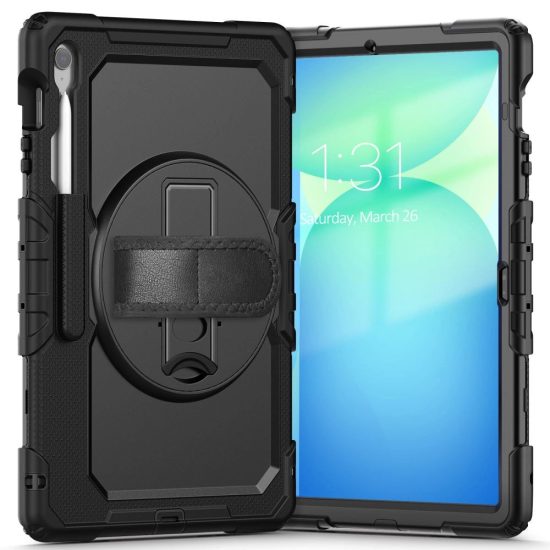 Samsung Galaxy Tab S10 FE+ Tok - Tech-Protect Solid - Fekete