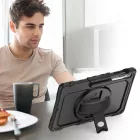 Samsung Galaxy Tab S10 FE+ Tok - Tech-Protect Solid - Fekete