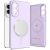 Samsung Galaxy S25 Edge Tok - Tech-Protect Liquid Silicone MagSafe - Lila