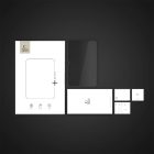 iPad 10.9” (2022) / iPad 11" (2025) Kijelzővédő Üvegfólia - Tech-Protect Glass Spy+ Privacy Glass