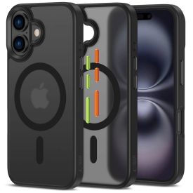 iPhone 16 Tok - Tech-Protect MagMat XT 3-Set Magsafe - Matt Fekete   iPhone 16 Tok - Tech-Protect MagMat XT 3-Set Magsafe - Matt Fekete