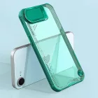 iPhone 16e / 17e Tok - Nillkin Iceblade Prop + Kamerafedél - Zöld