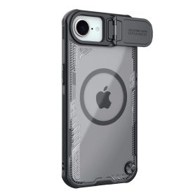 iPhone 16e Tok - Nillkin Iceblade Prop Magnetic + Kamerafedél - Fekete   iPhone 16e Tok - Nillkin Iceblade Prop Magnetic + Kamerafedél - Fekete