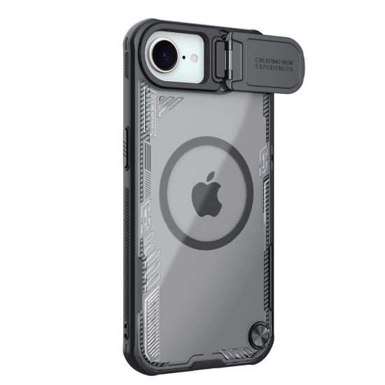 iPhone 16e Tok - Nillkin Iceblade Prop Magnetic + Kamerafedél - Fekete