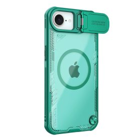 iPhone 16e Tok - Nillkin Iceblade Prop Magnetic + Kamerafedél - Zöld   iPhone 16e Tok - Nillkin Iceblade Prop Magnetic + Kamerafedél - Zöld