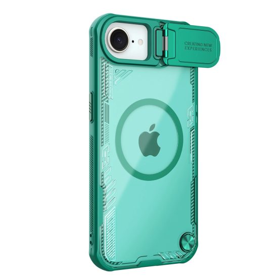 iPhone 16e Tok - Nillkin Iceblade Prop Magnetic + Kamerafedél - Zöld