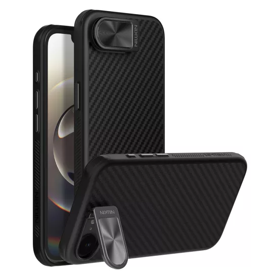 iPhone 16e / 17e Tok - Nillkin CarboProp Magnetic - Fekete