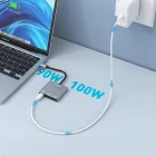 Wozinsky WHCH-01 USB-C HUB - PD 100W - HDMI 4K@30Hz - USB-A 10Gbps - Szürke