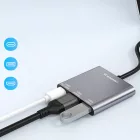 Wozinsky WHCH-01 USB-C HUB - PD 100W - HDMI 4K@30Hz - USB-A 10Gbps - Szürke